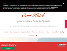 Tablet Screenshot of oasihotel.eu
